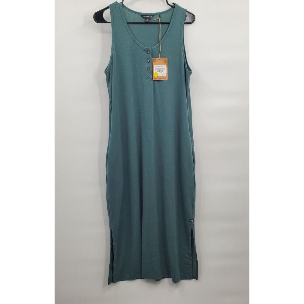 Toad & Co Piru Henley Midi Tank Dress Women Size Large NWT Ribbed Quick Dry